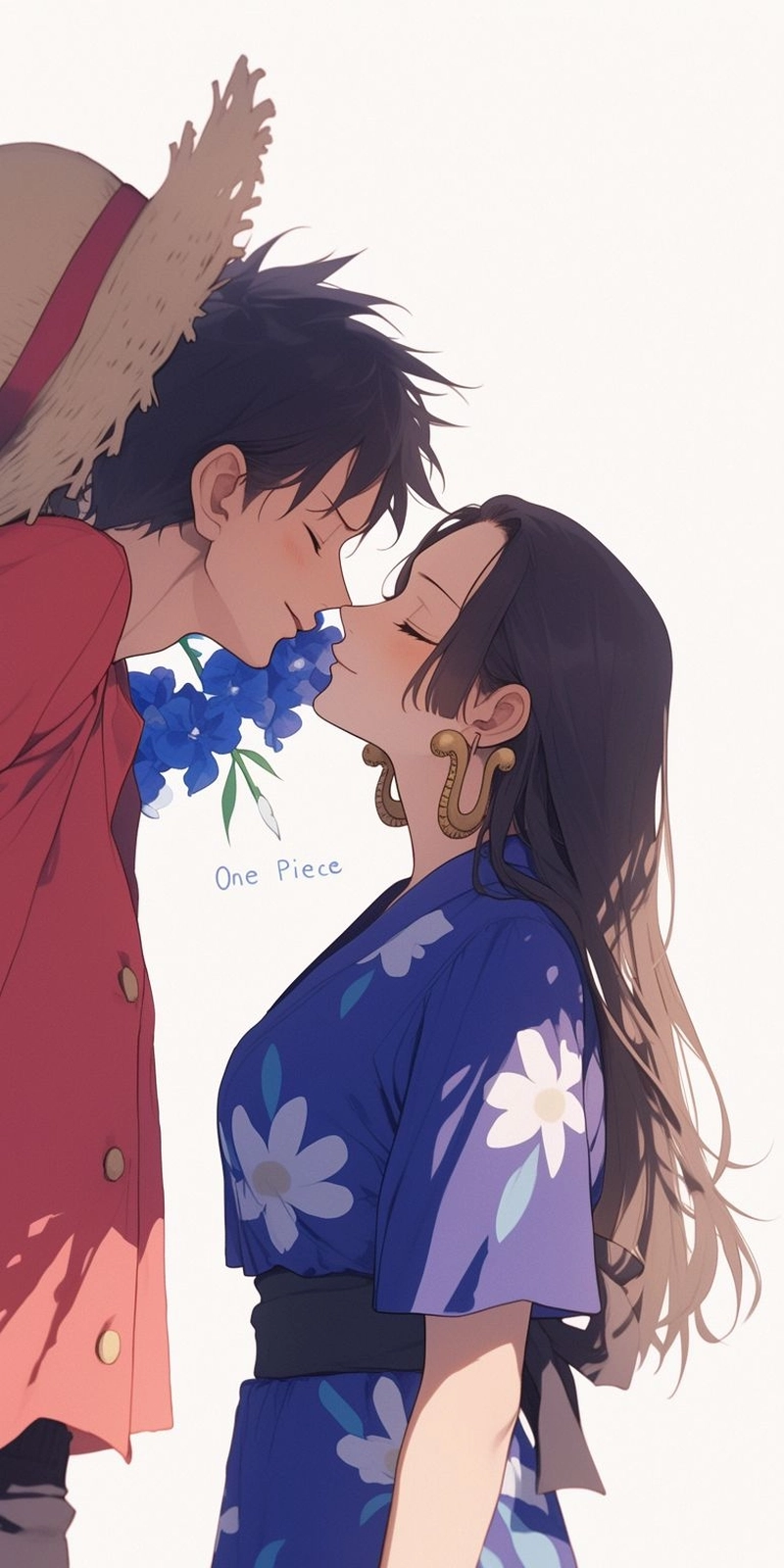 Ảnh tình cảm Luffy và Boa Hancock