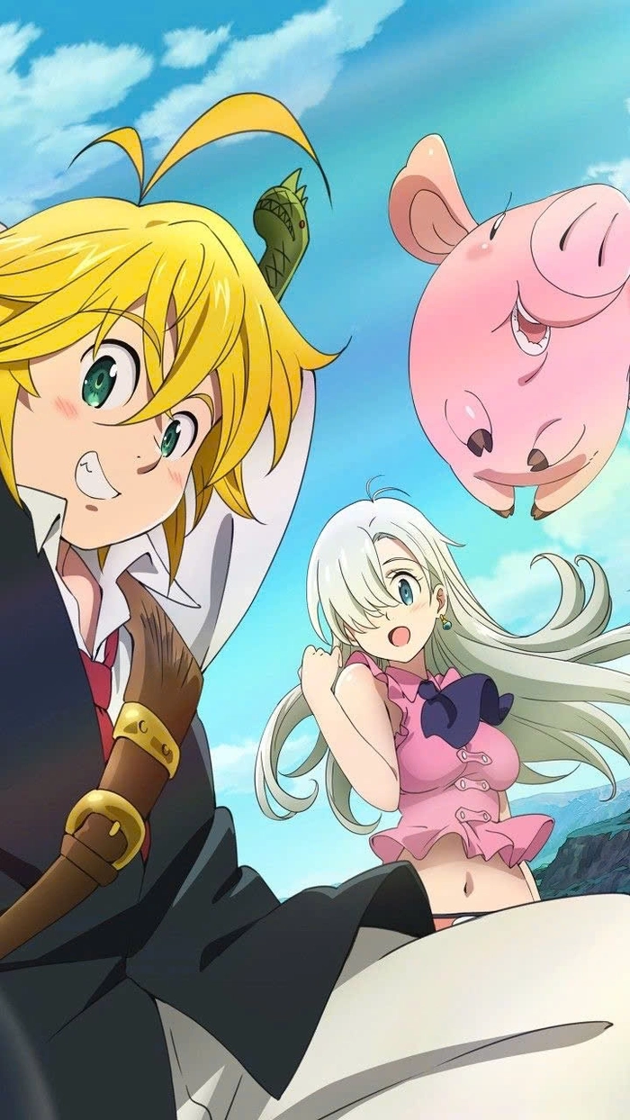 Elizabeth và Meliodas dễ thương
