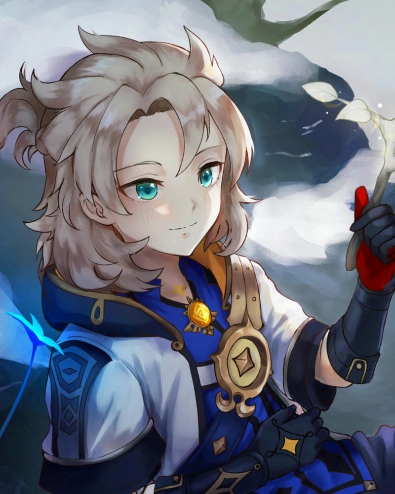 Hình Albedo siêu cute