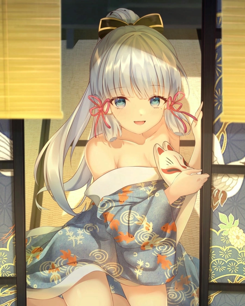 Hình Ayaka đáng yêu dễ thương