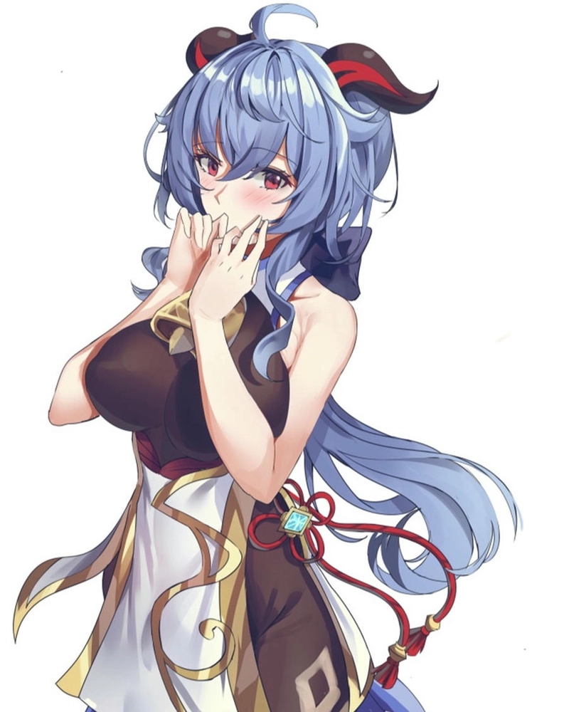 Hình Ganyu dễ thương dễ thương