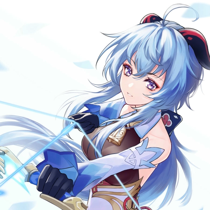 Hình Ganyu đẹp và đáng yêu