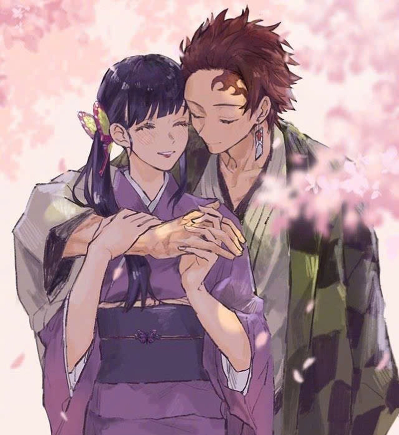 Hình Kanao Tanjiro tình cảm