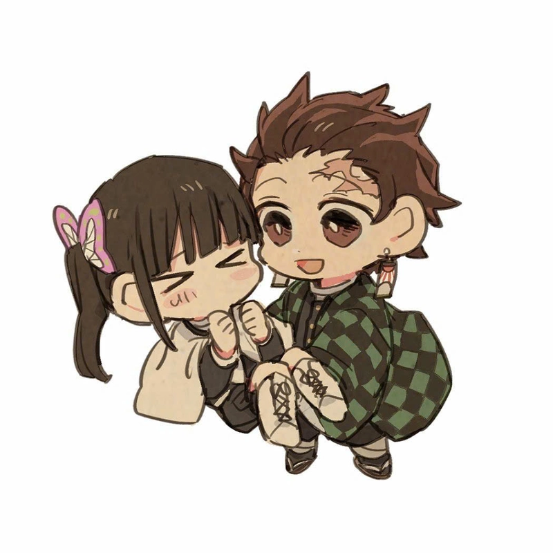 Hình Kanao và Tanjiro ngọt ngào