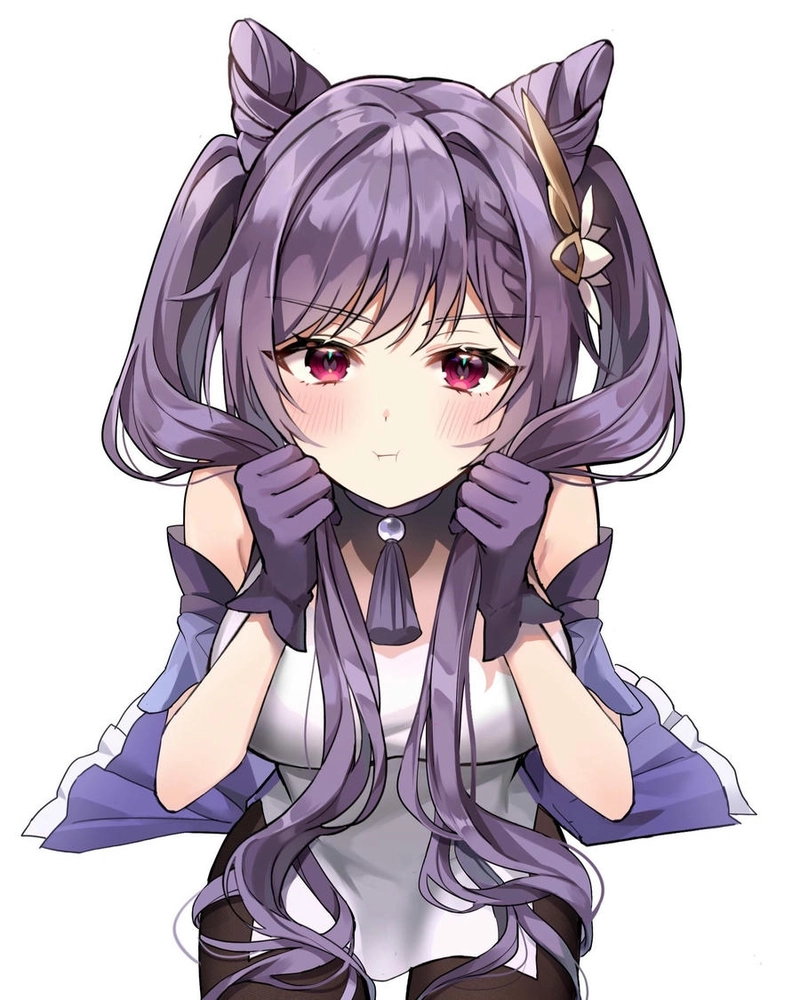 Hình Keqing cute và đáng yêu