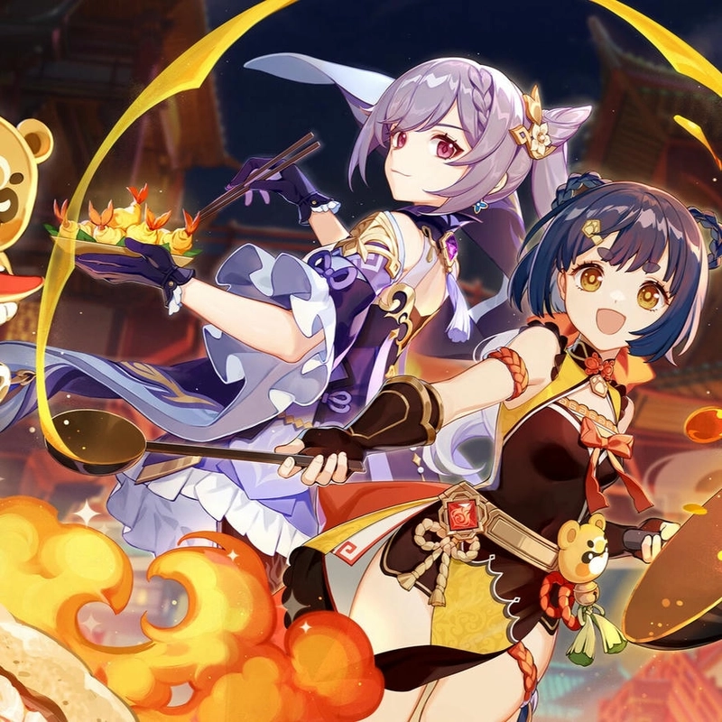 Hình Keqing dễ thương cute