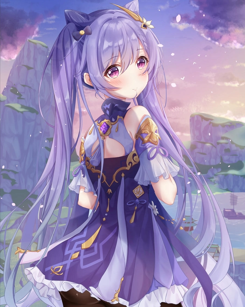 Hình Keqing dễ thương