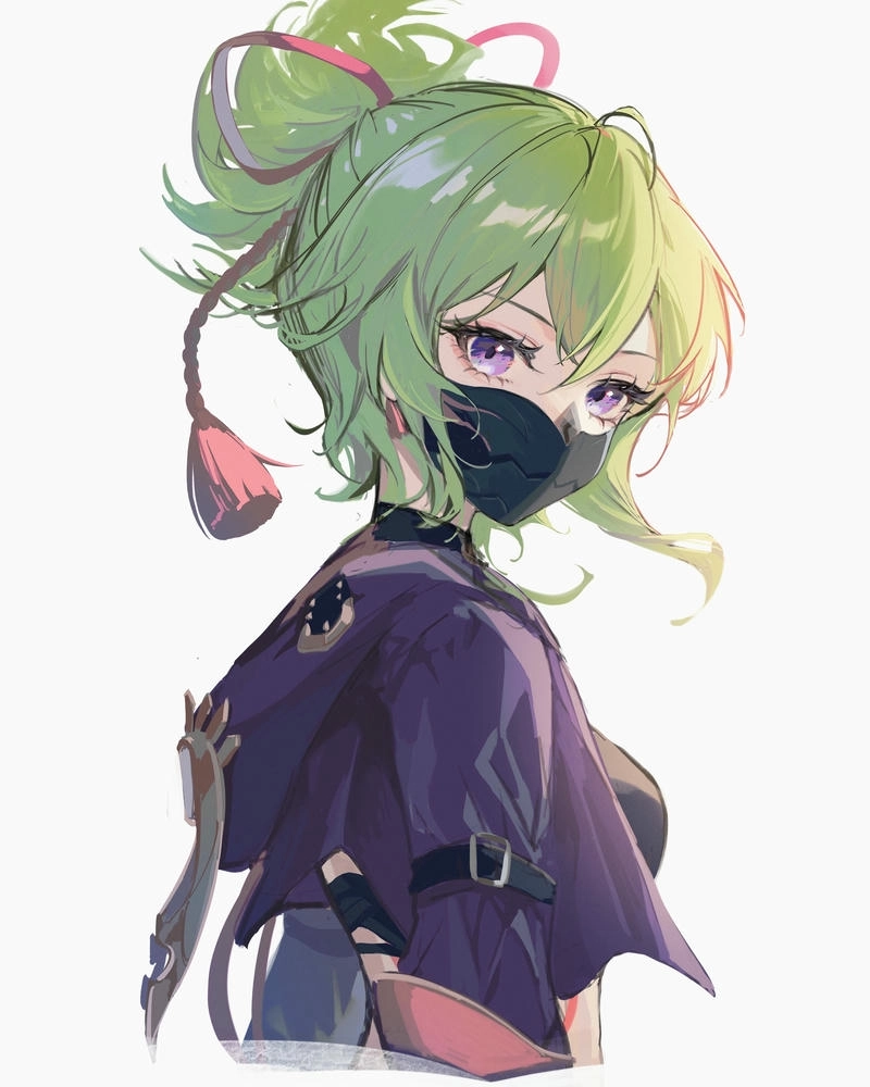 Hình Kuki Shinobu xinh lung linh