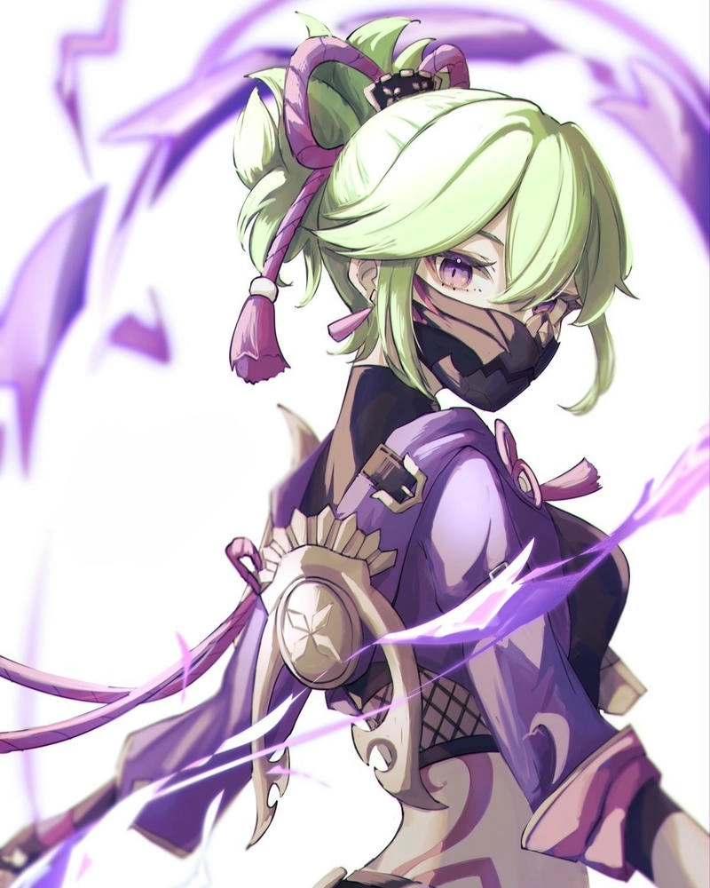 Hình Kuki Shinobu xinh như hoa