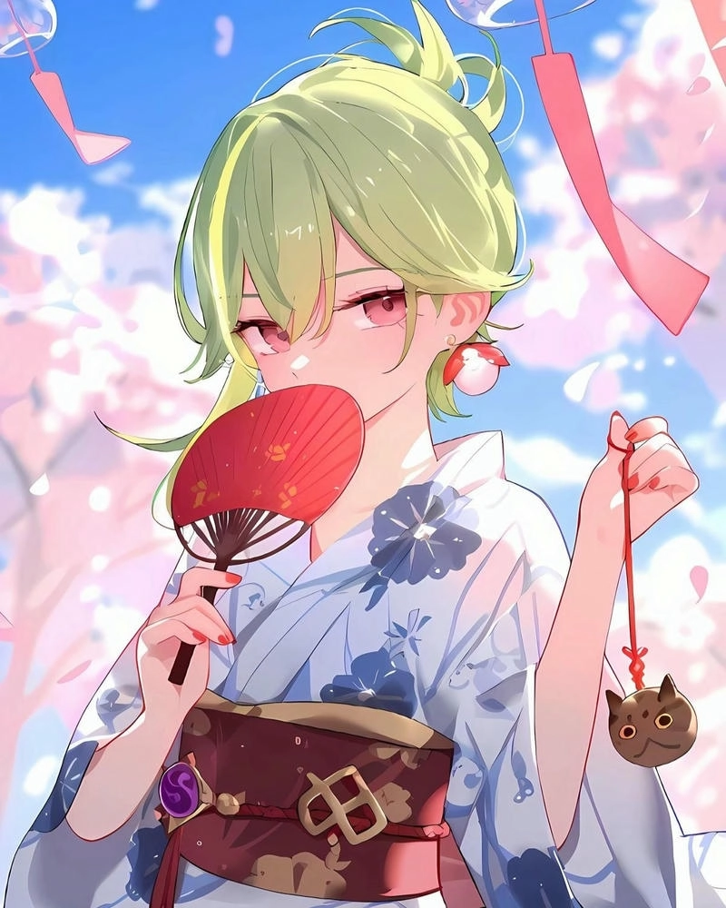 Hình Kuki Shinobu xinh như thiên thần