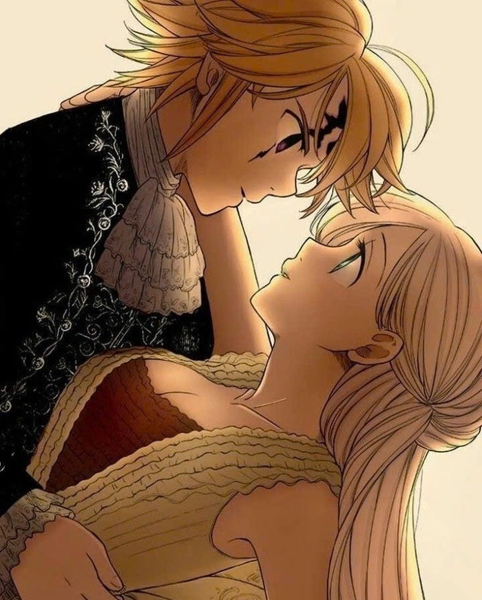Hình Meliodas Elizabeth đáng yêu