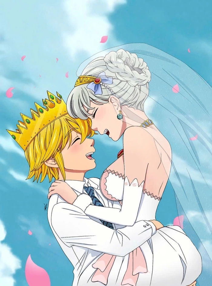 Hình Meliodas Elizabeth nồng nàn