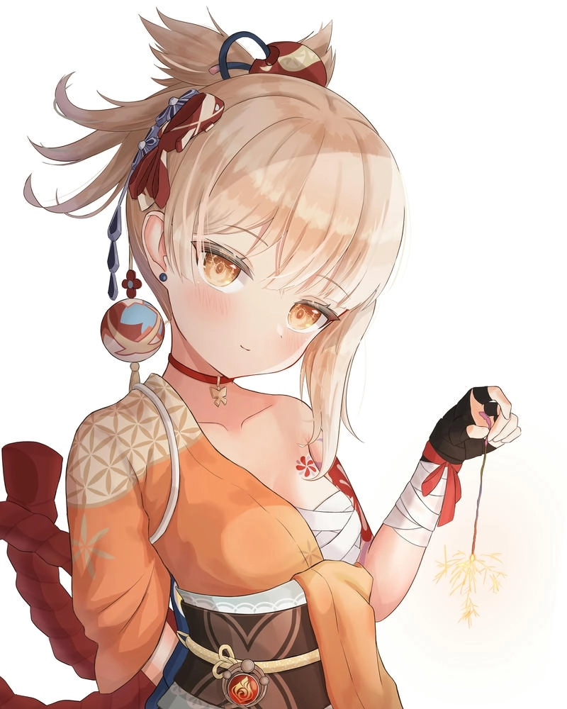 Hình Naganohara Yoimiya cute đáng yêu