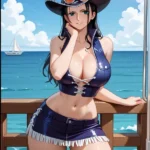 Hình Nico Robin mặc bikini gợi cảm tinh tế