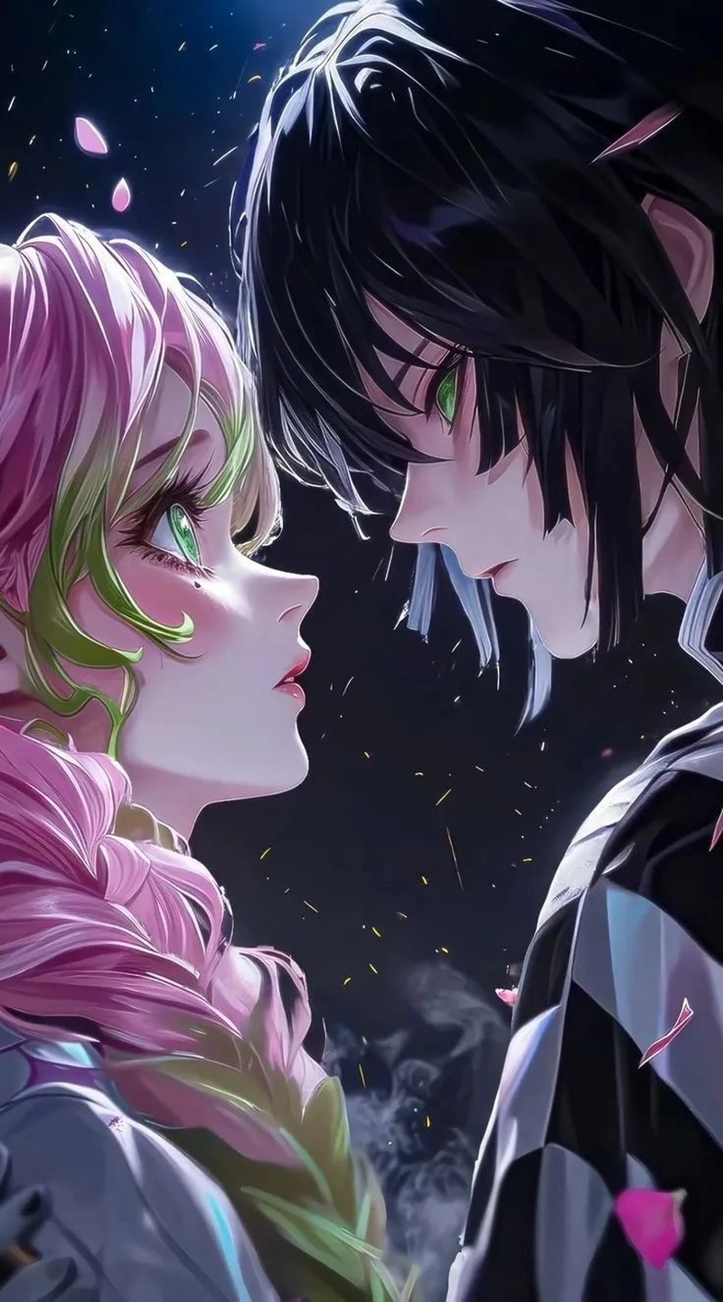 Hình Obanai x Mitsuri đẹp