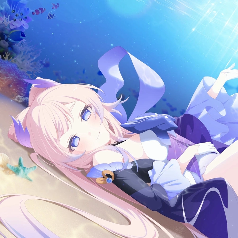 Hình Sangonomiya Kokomi anime đẹp