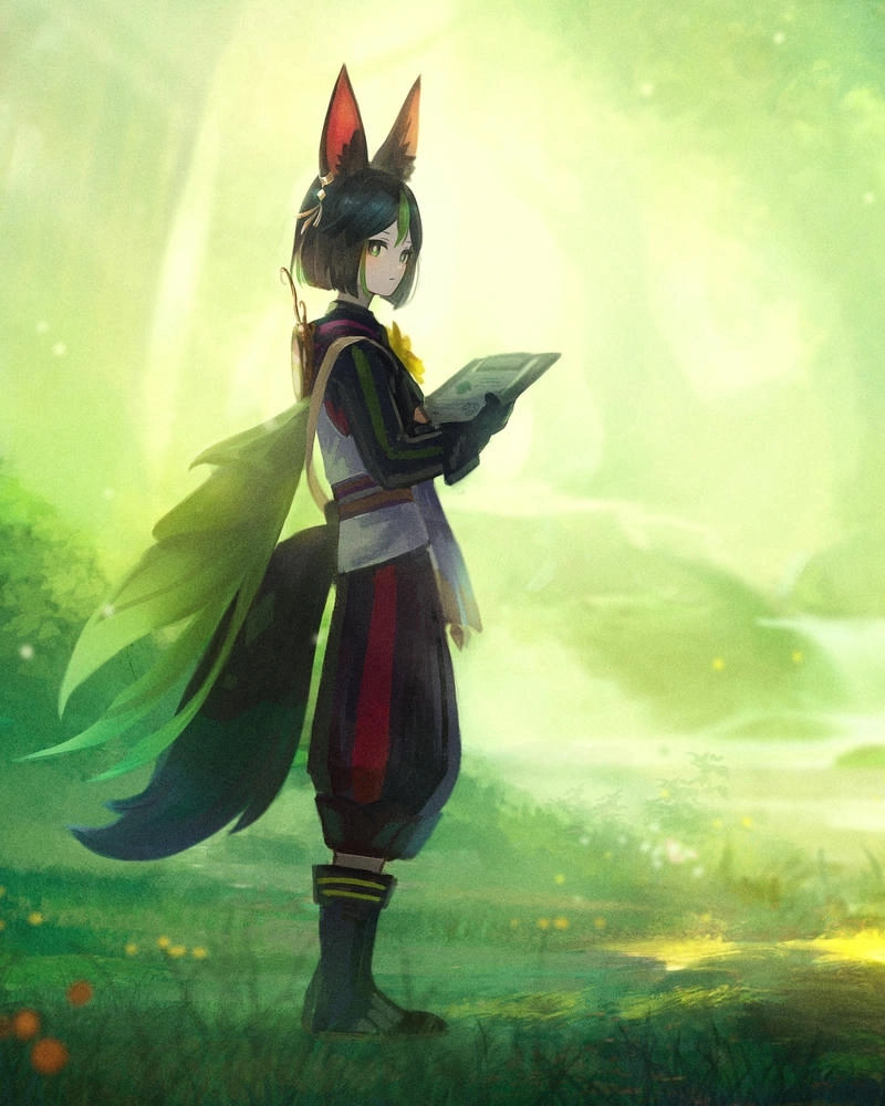 Hình Tighnari đáng yêu tươi trẻ