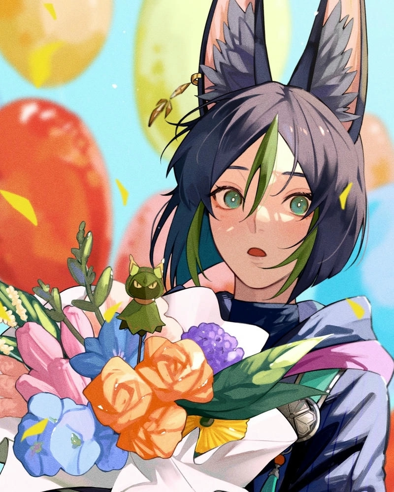 Hình Tighnari dễ thương cực kỳ