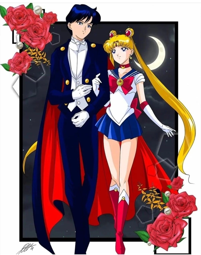 Hình Usagi và Mamoru cực xuất sắc