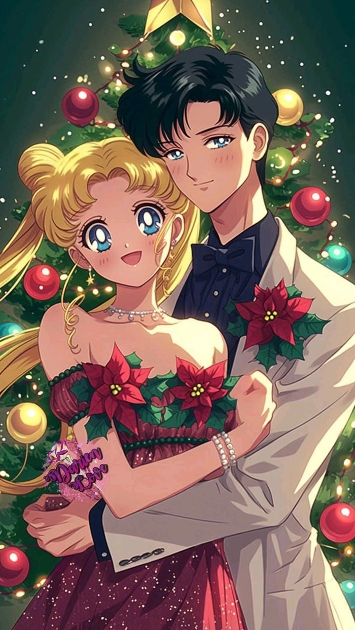 Hình Usagi và Mamoru ngọt ngào