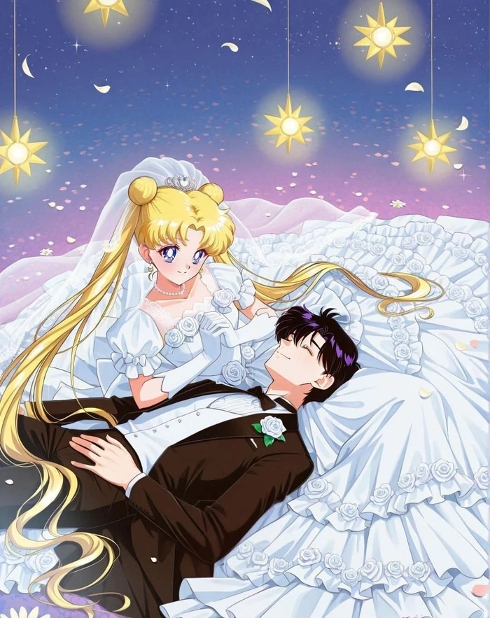 Hình Usagi và Mamoru tuyệt đẹp