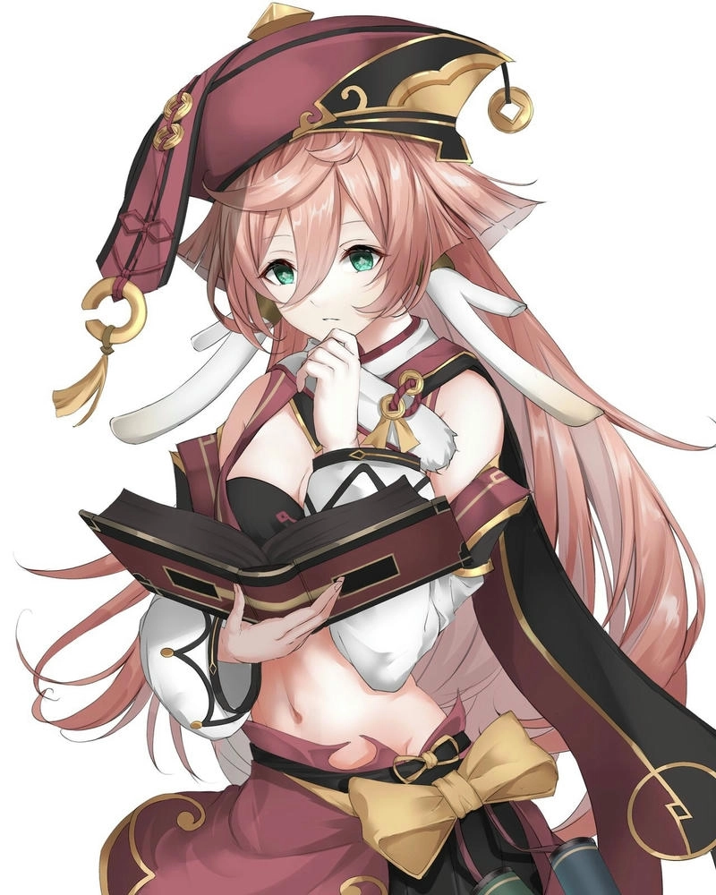 Hình Yanfei tạo dáng cute