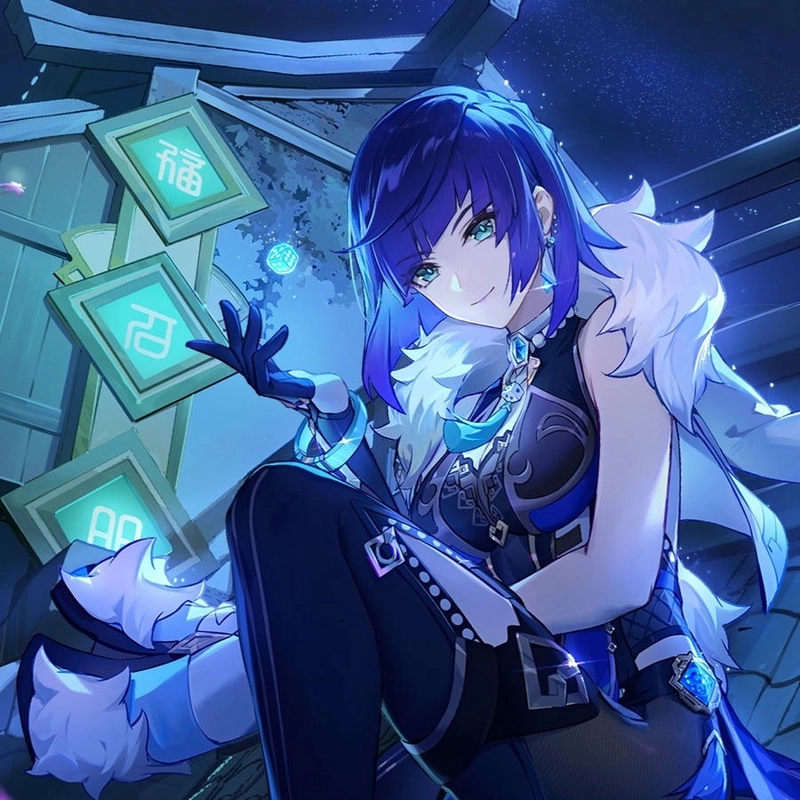 Hình Yelan cute xinh đẹp