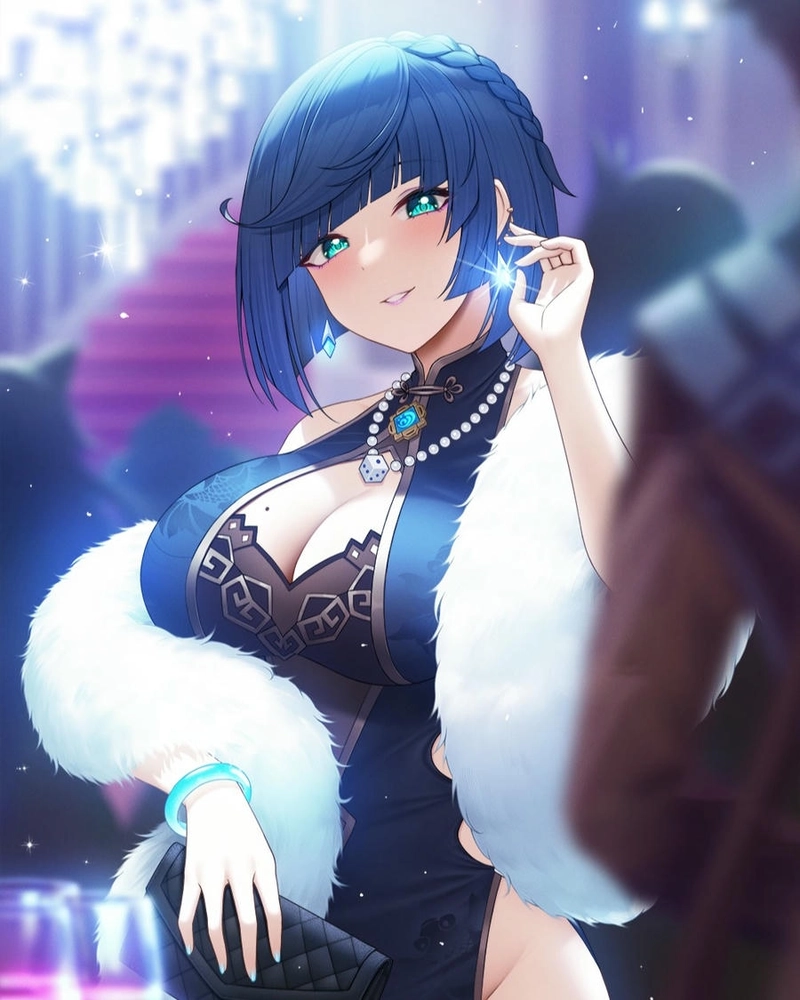 Hình Yelan đáng yêu ngọt ngào