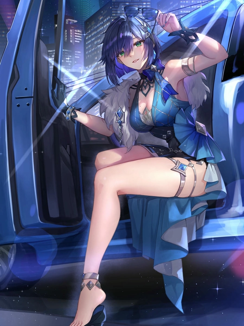 Hình Yelan ngây thơ đáng yêu