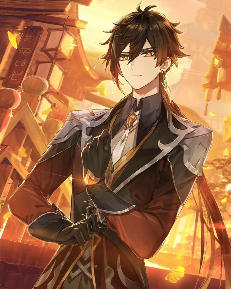 Hình Zhongli chất lừ