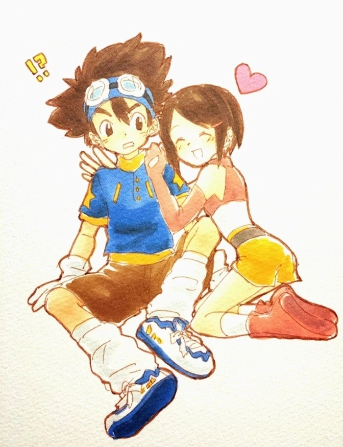 Hình ảnh Taichi và Hikari ngọt ngào nhất