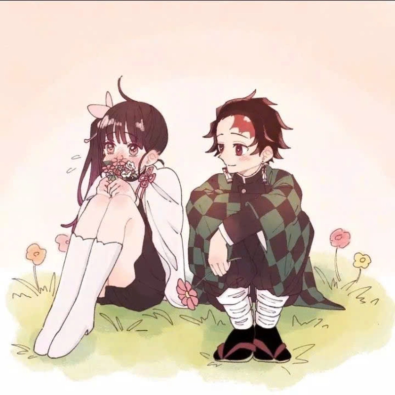 Hình anime Kanao Tanjiro tình cảm