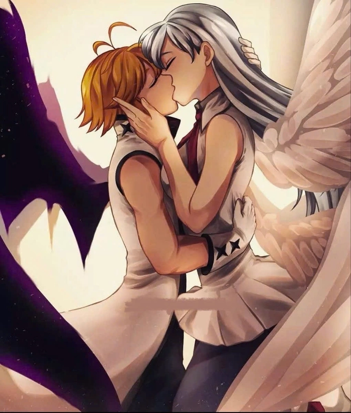 Hình dễ thương Meliodas và Elizabeth