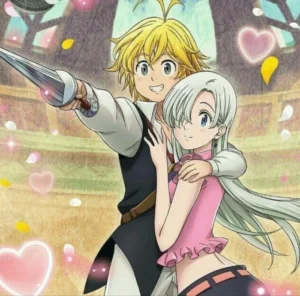 Hình đẹp Meliodas cùng Elizabeth