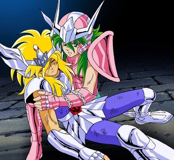 Hình đôi Hyoga x Shun dễ thương