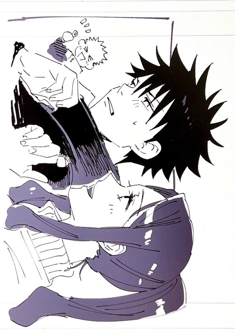 Hình đôi Megumi và Tsumiki dễ thương