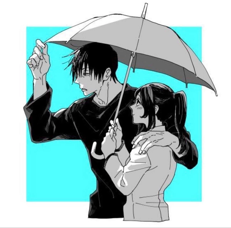 Hình đôi Megumi và Tsumiki đẹp mắt