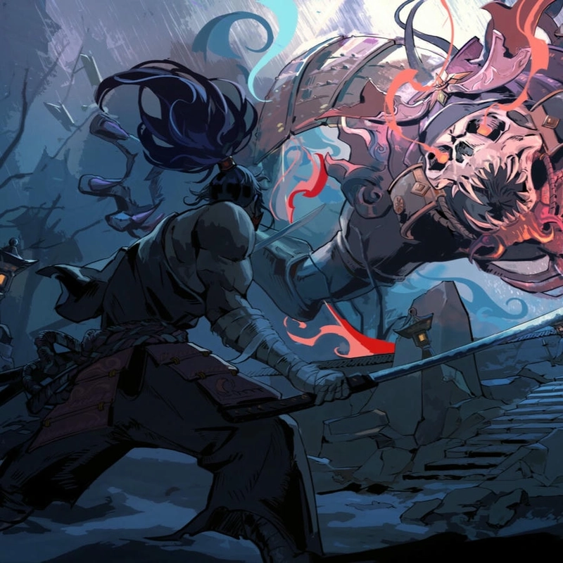 Hình samurai anime chất rực rỡ