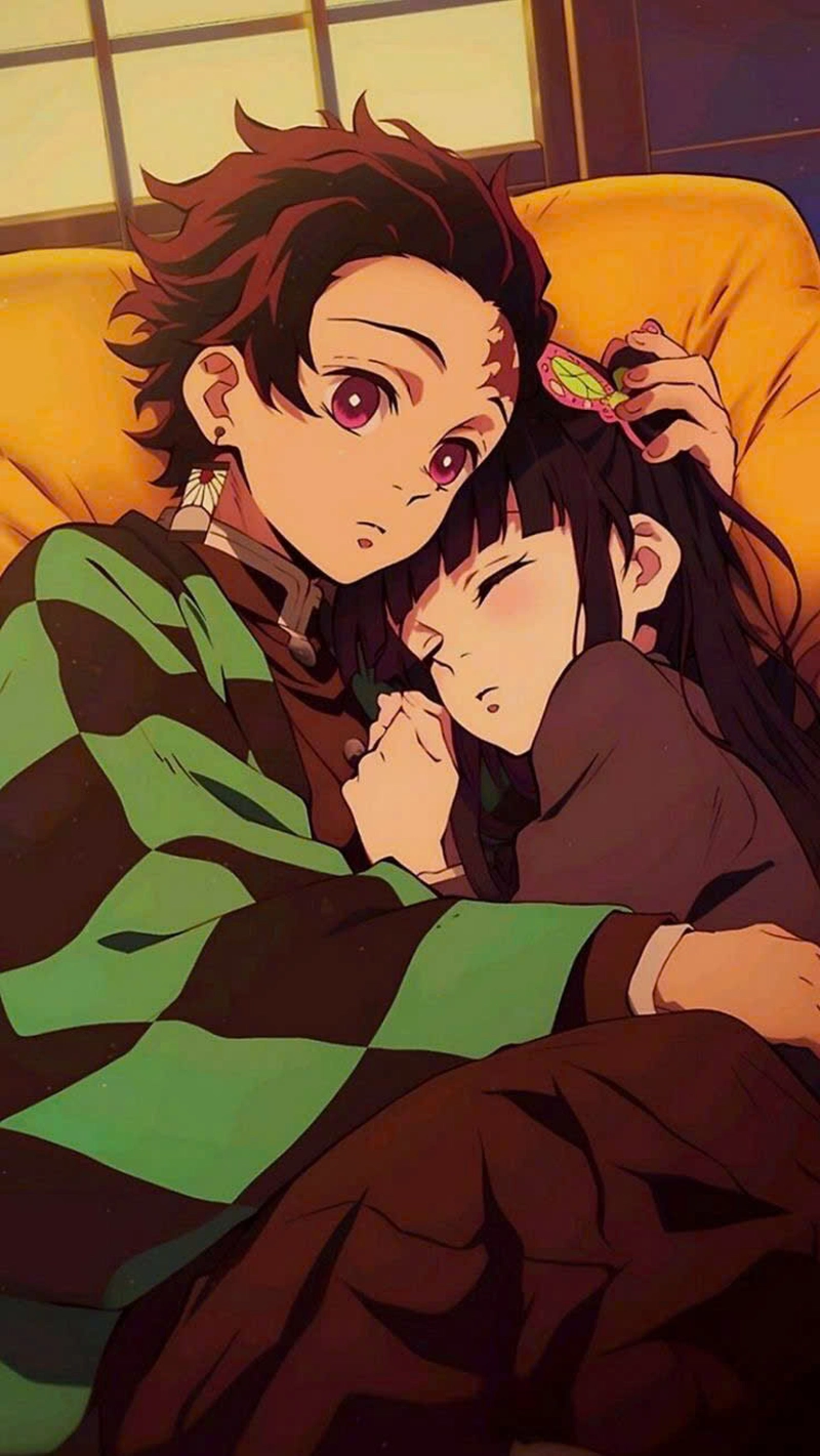 Kanao và Tanjiro tình cảm đẹp