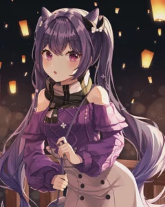 Keqing cute xinh xắn