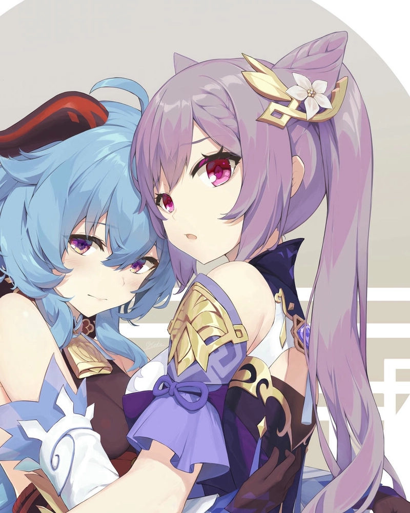 Keqing xinh đẹp và đáng yêu