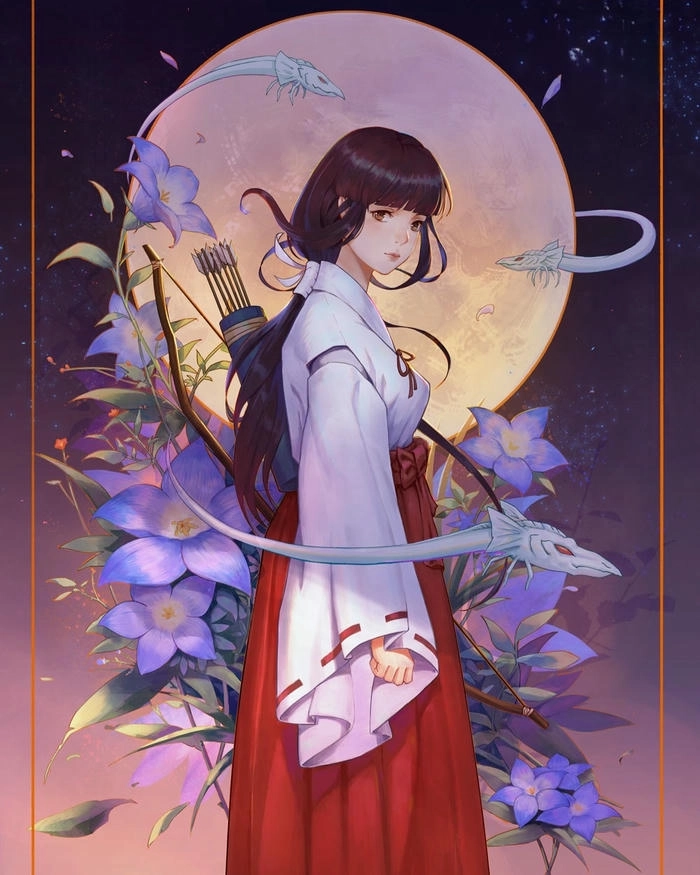 Kikyo dễ thương tươi tắn