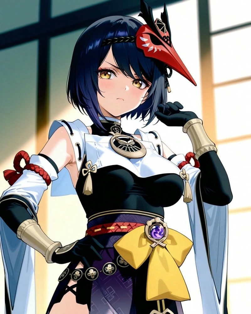 Kujou Sara biểu cảm cute