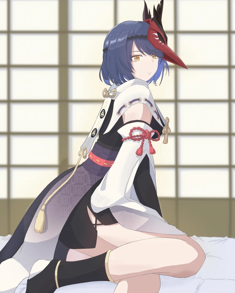 Kujou Sara phong cách nữ thần