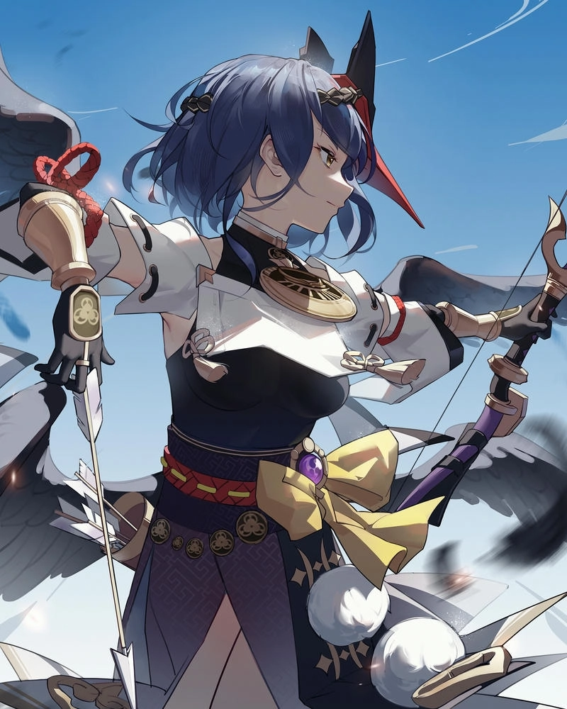 Kujou Sara xinh đẹp dễ thương