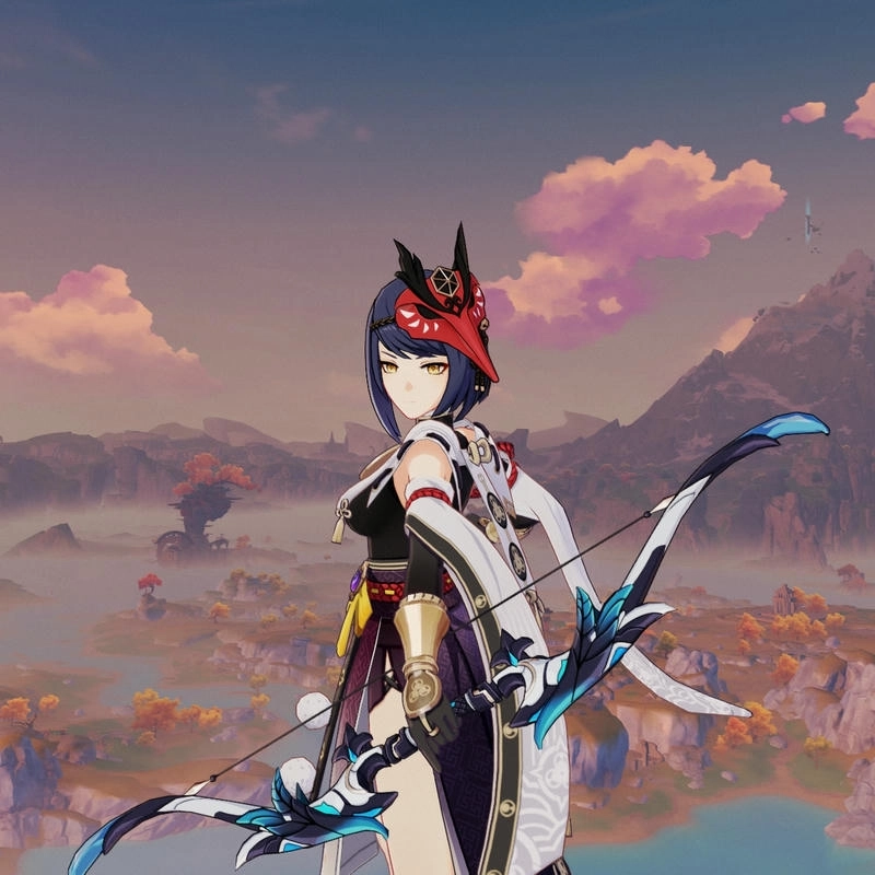 Kujou Sara xinh như tranh