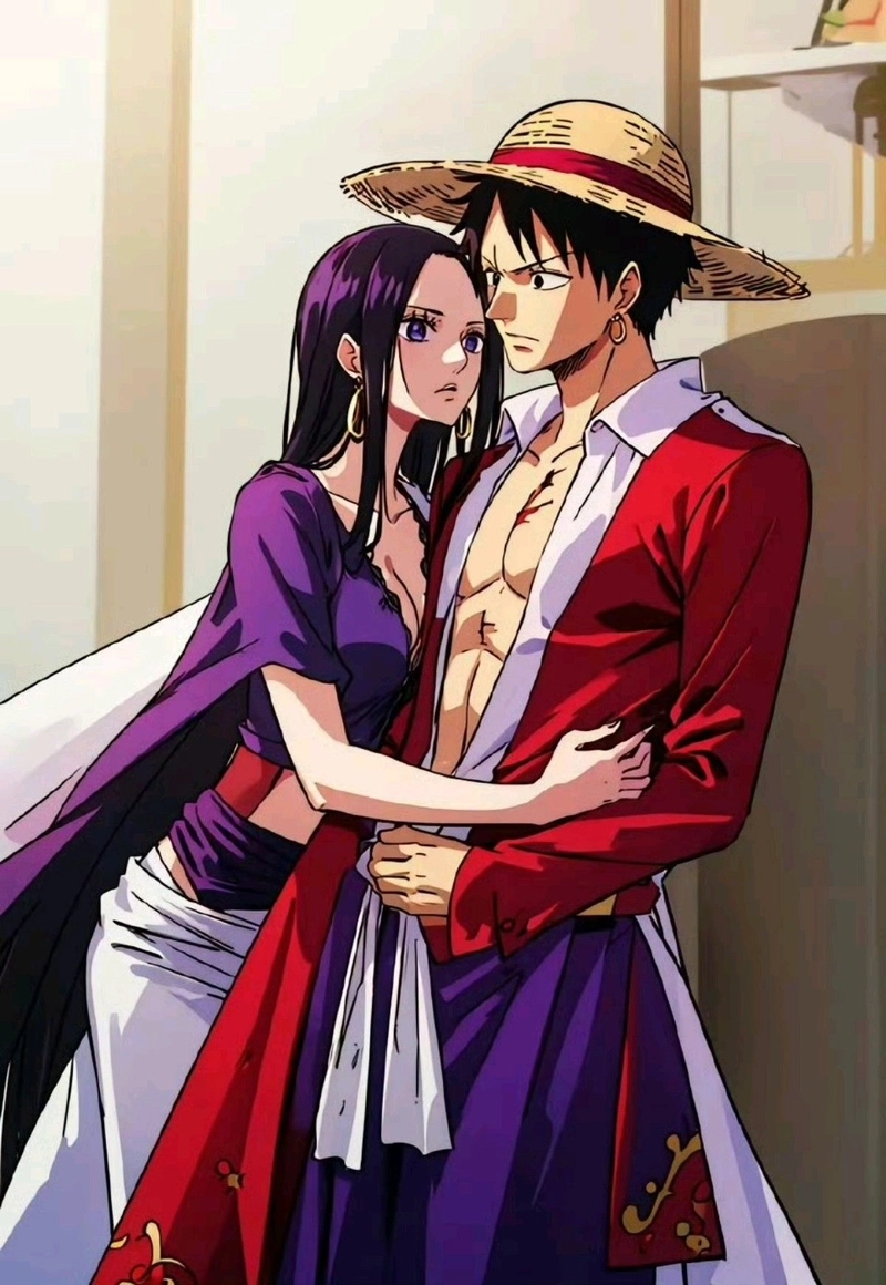 Luffy và Boa Hancock đáng yêu