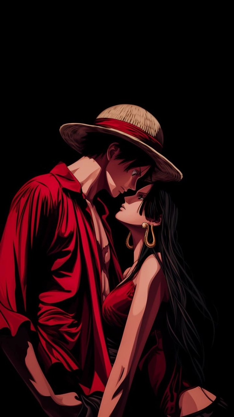 Luffy và Boa Hancock ngọt ngào