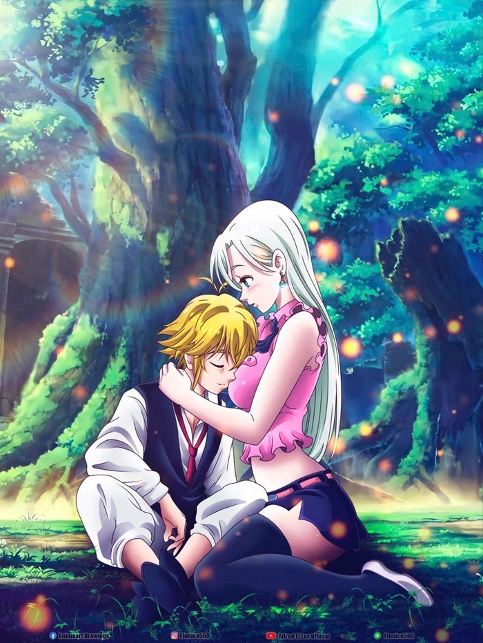 Meliodas và Elizabeth gắn kết