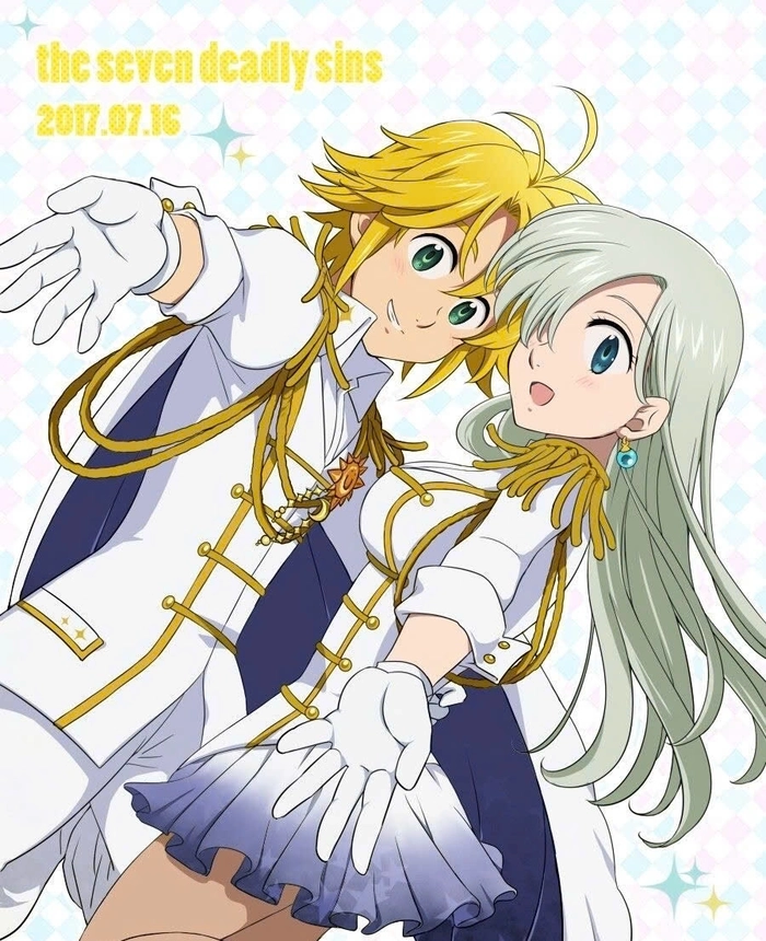 Meliodas và Elizabeth kute dễ thương